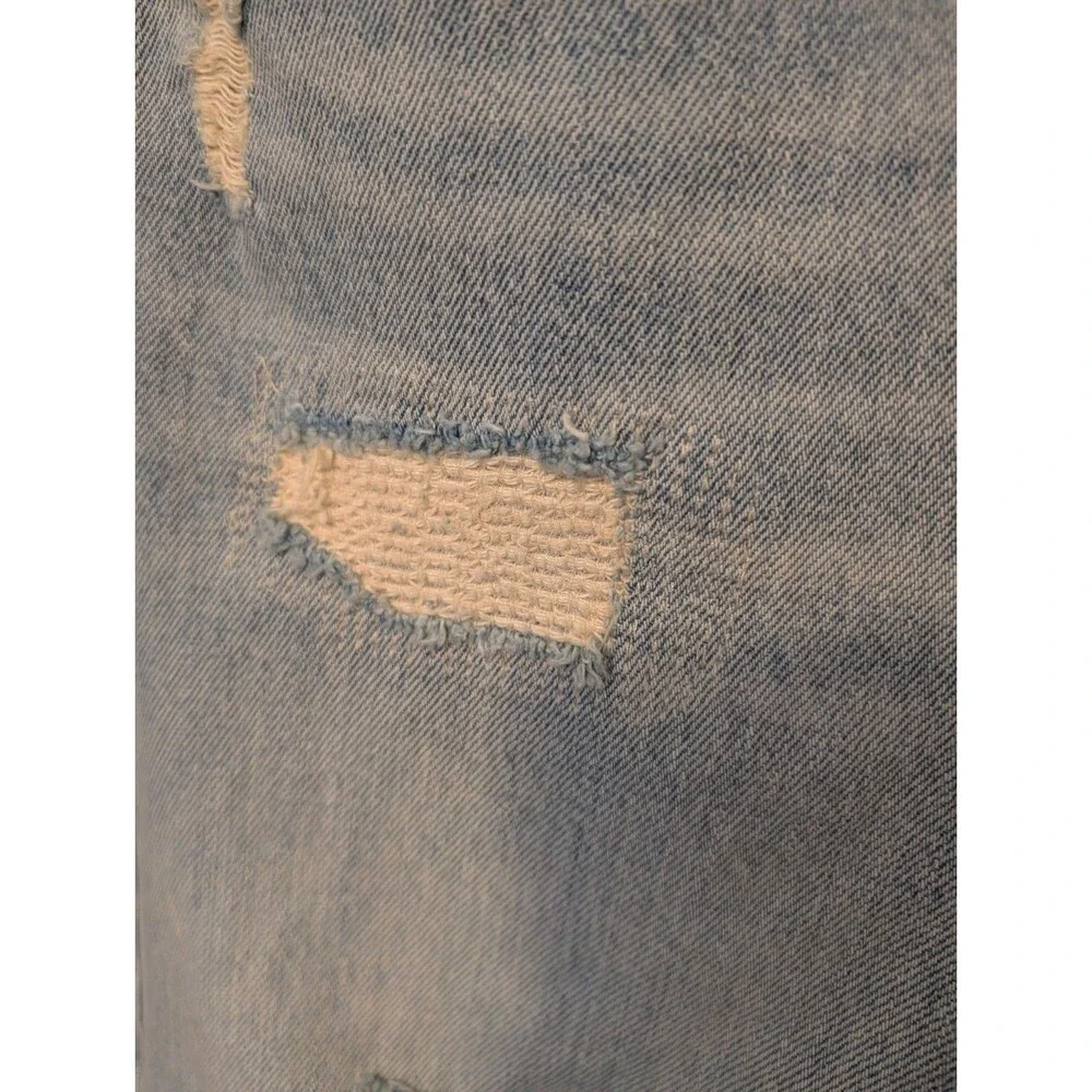 Levi's 412 Mens Jorts Distressed Frayed Hem Jean Shorts 29 Bermuda Slim Fit